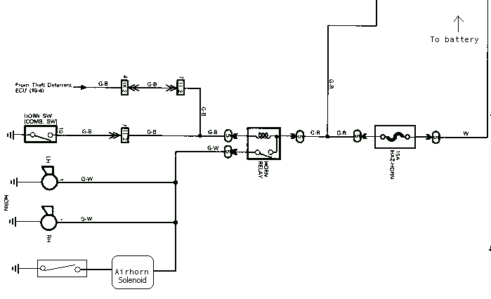 air horn circuit diagram is it correct? -- posted image.