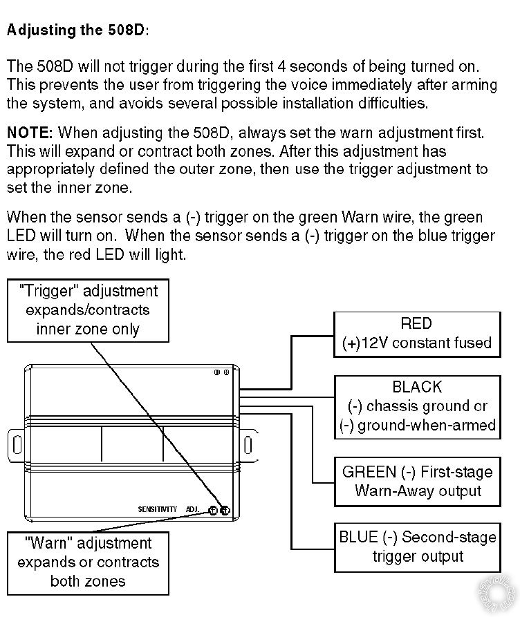 Viper 3105 instant trigger issues -- posted image.