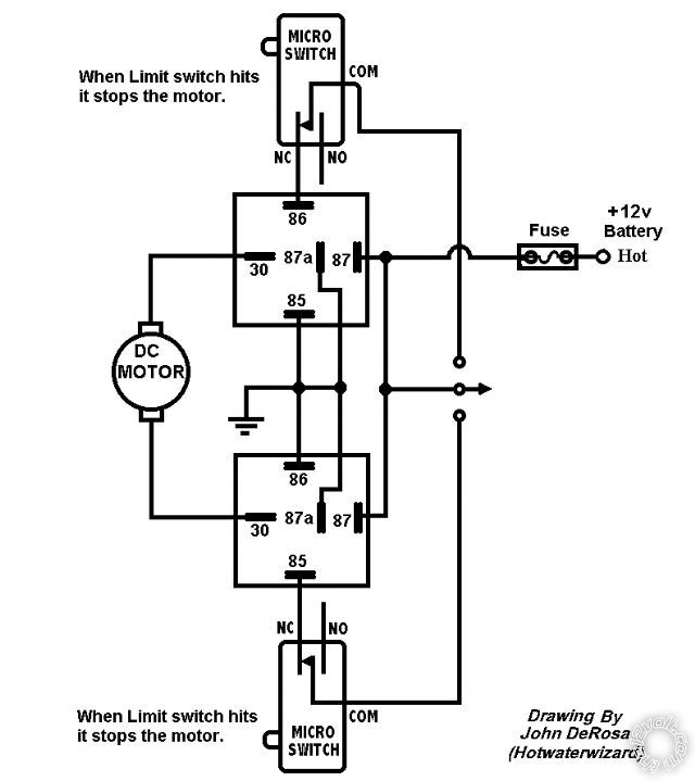 momentary switch and cycled output -- posted image.