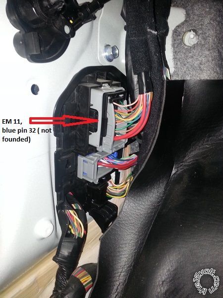 2013 Hyundai Santa Fe Vehicle Alarm/RS Wiring -- posted image.