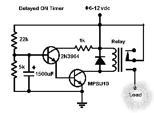 Simple Way to Make a Time Delay Relay? -- posted image.