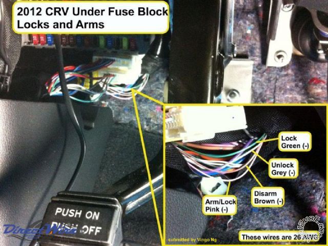 alarm on a 2014 crv -- posted image.