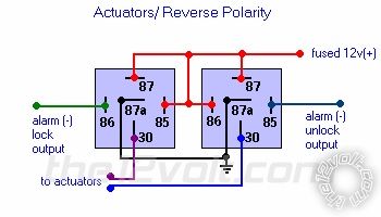 Adding A Switch To Door Actuator With Compustar -- posted image.