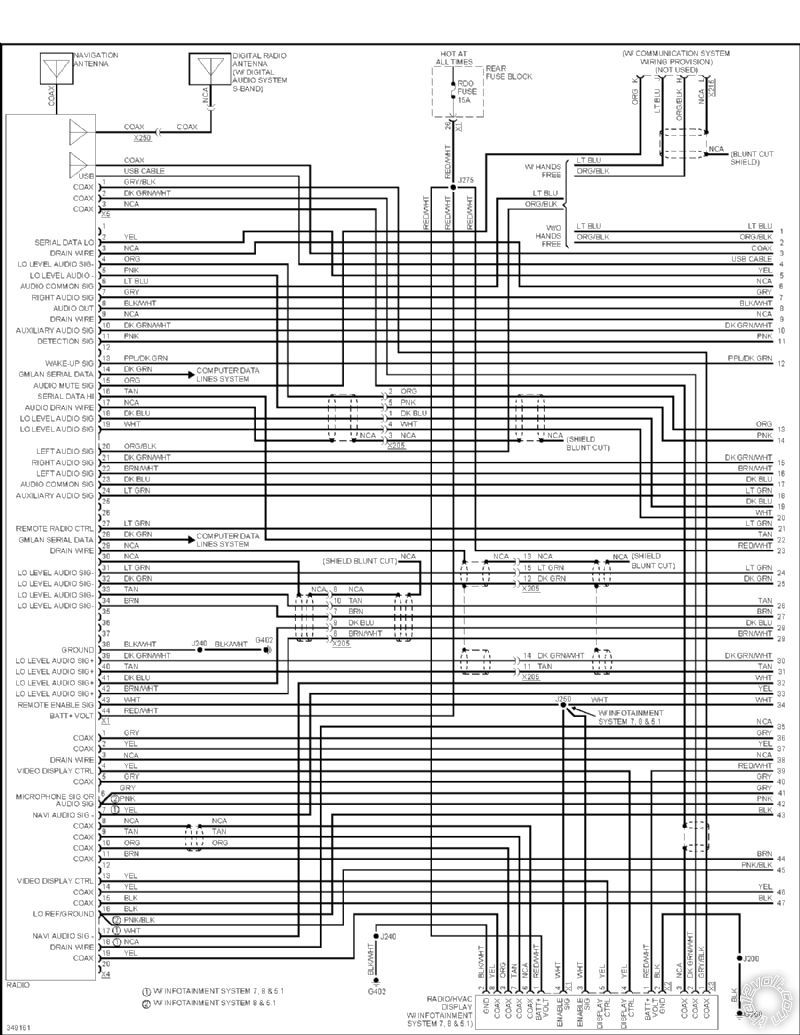 2011 CTS4 Sedan Stereo Wiring -- posted image.