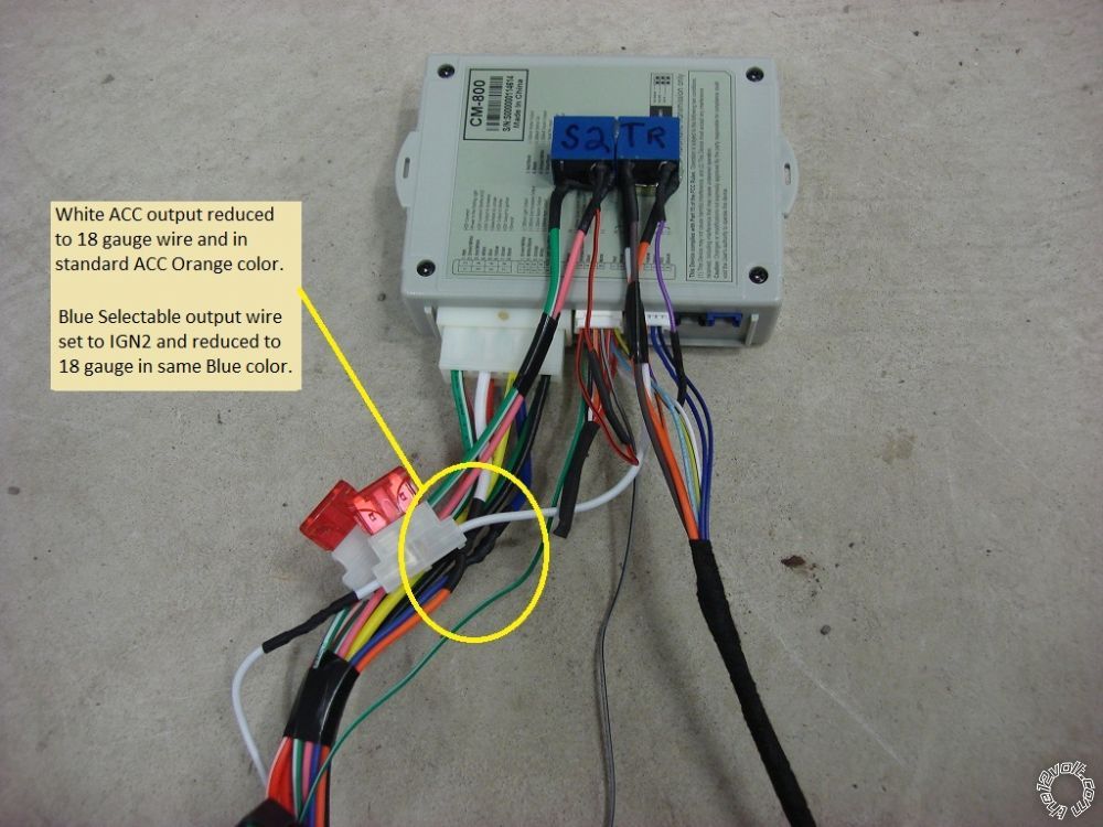 2017 Tacoma H Key - Compustar CM7200 Install -- posted image.