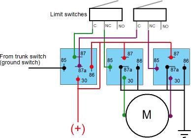 How do I wire for a motorized amp rack? -- posted image.