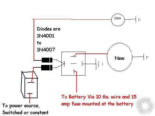 diagram needed for extra reverse lights -- posted image.