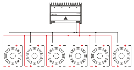 whats the best way to wire 6 subs 2 ohm subwoofer parallel wiring diagram 