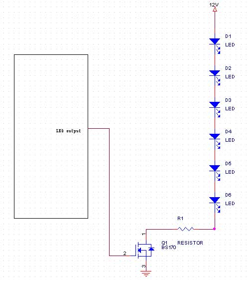 Adding LEDs to alarm output - Page 2 -- posted image.