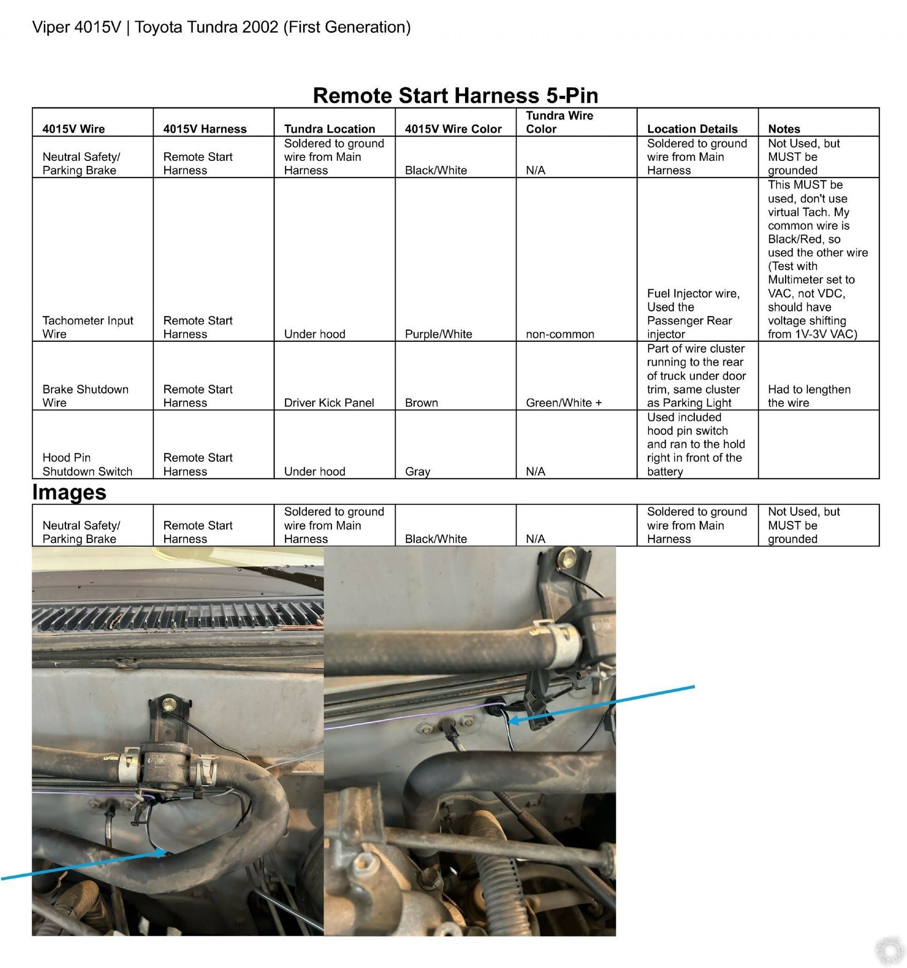 2002 Toyota Tundra, Viper 4105v Remote Start, Pictorial - Last Post -- posted image.