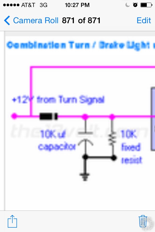 adding turn signals with brake lights -- posted image.