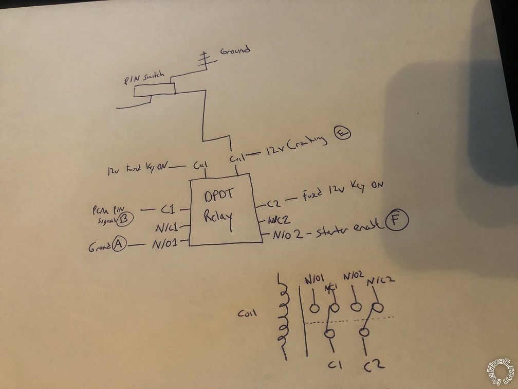 How To Use A DPDT Relay With One Microswitch? -- posted image.