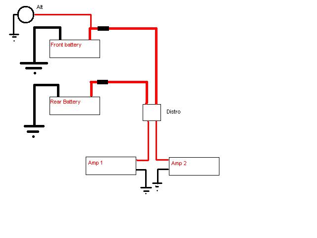 hooking up an extra battery -- posted image.