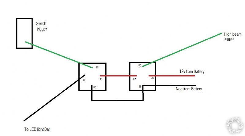 2 Relays/2switches/1 output -- posted image.