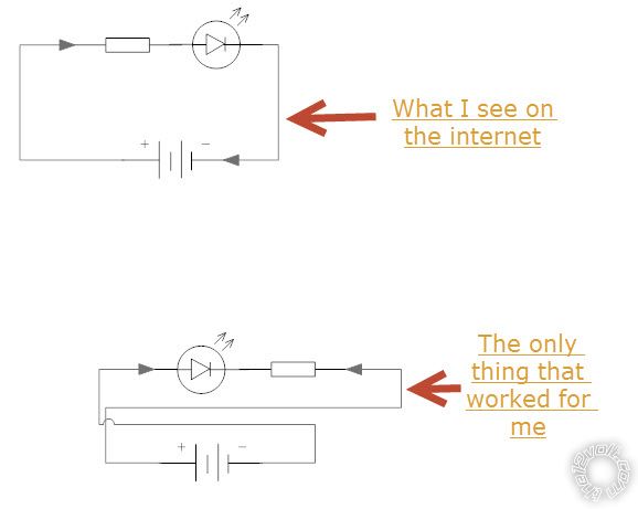 basic l.e.d. wiring -- posted image.