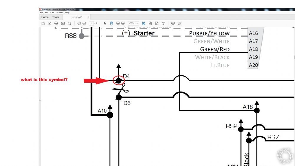 Unknown wiring schematic symbol? -- posted image.