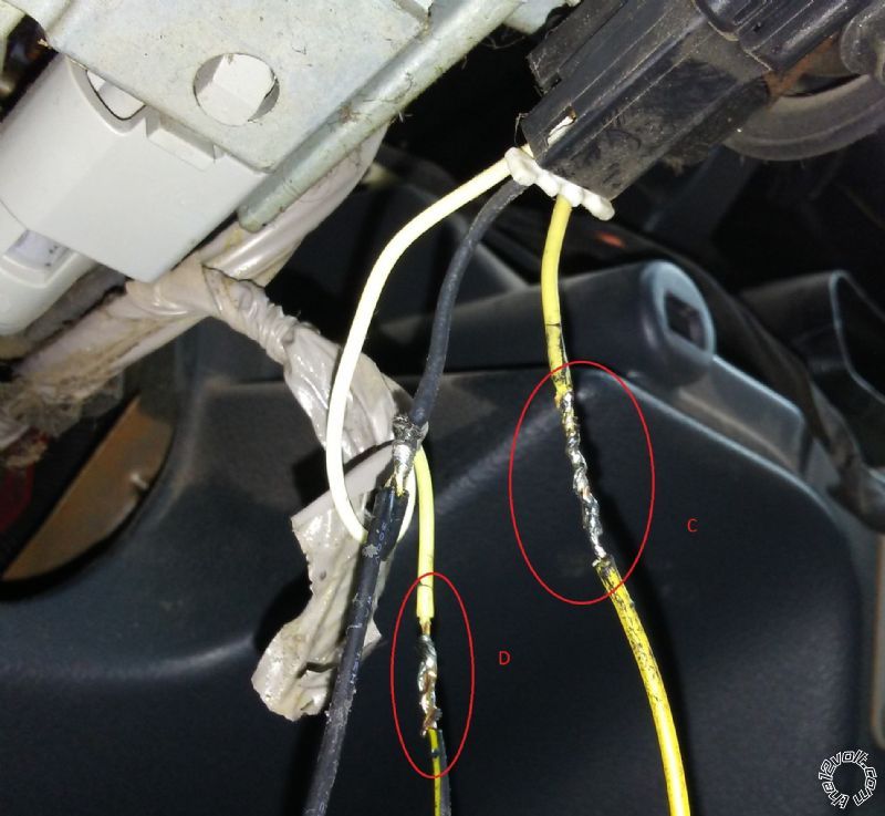 Uninstall or bypass remote start Avital Avistart -- posted image.