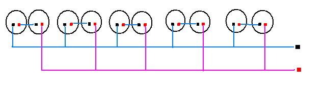 ten 10's to two 1 ohm stable amps - Last Post -- posted image.