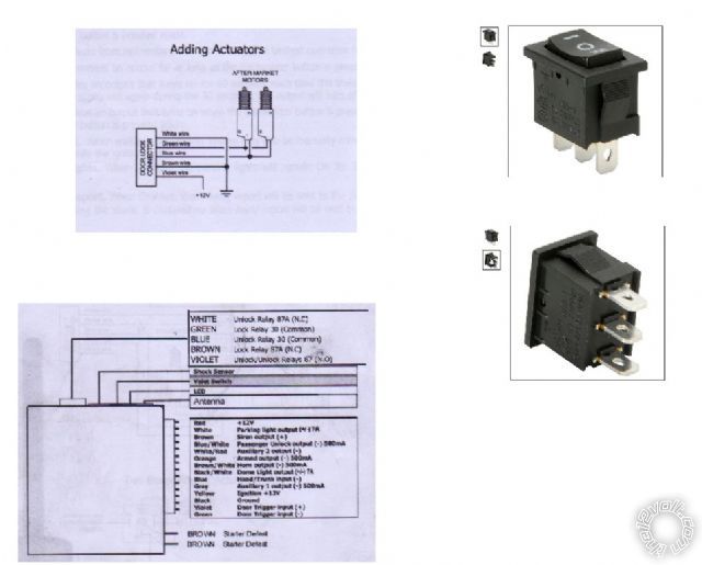 adding a switch to aftermarket door locks -- posted image.