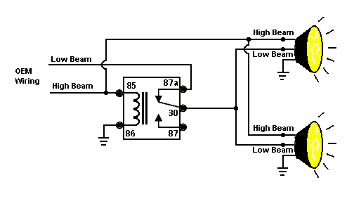 headlight wiring with relay -- posted image.