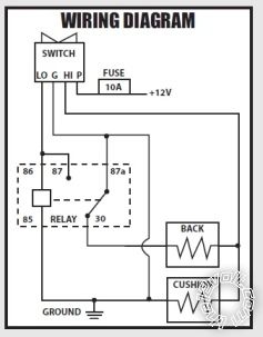 dorman seat heater -- posted image.