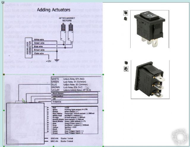 adding a switch to aftermarket door locks -- posted image.