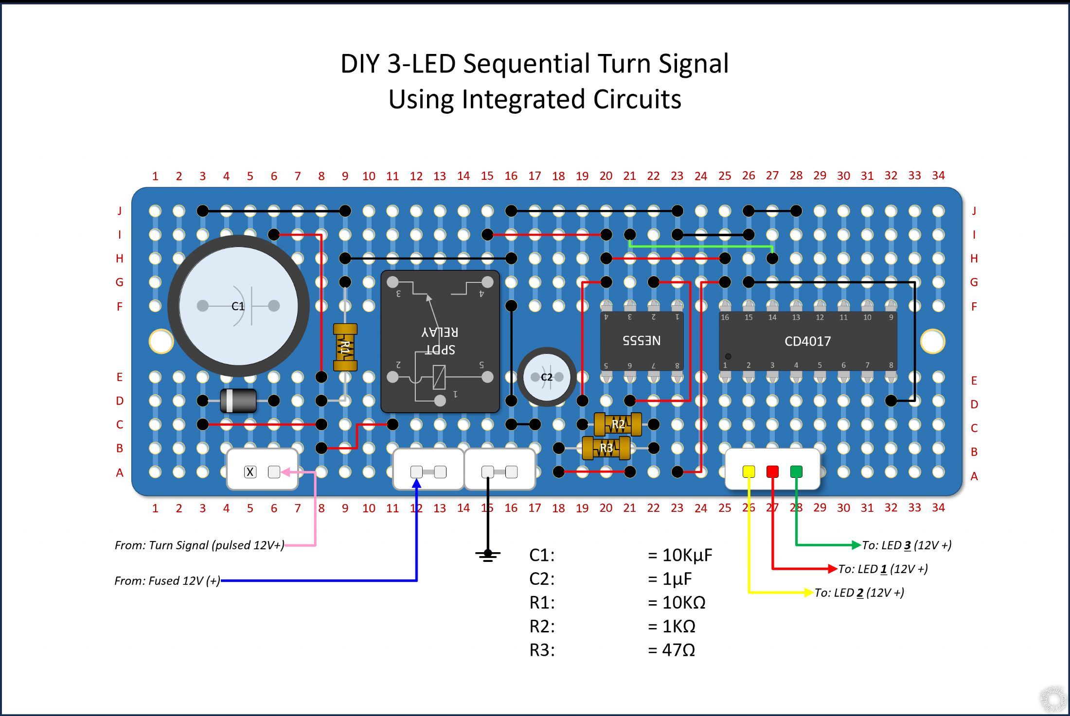 LED Sequential Turn Signals -- posted image.