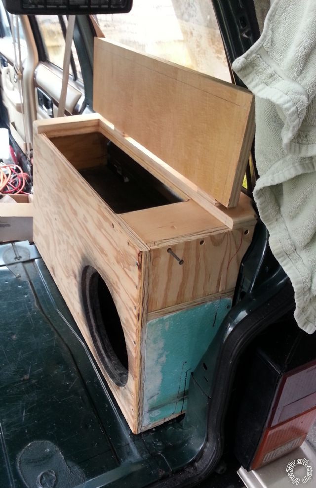 1993 cherokee sub/tool box build - Last Post -- posted image.