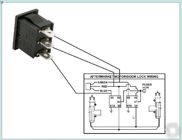 adding a switch to aftermarket door locks - Page 3 -- posted image.