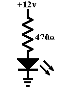 switching leds with relay on sensor wire -- posted image.