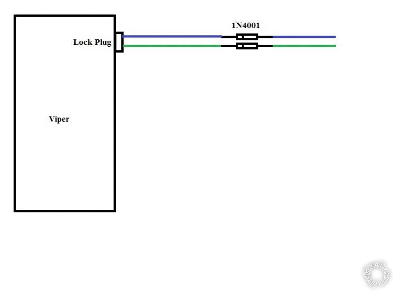 Single wire door locks on Mazda 626 -- posted image.