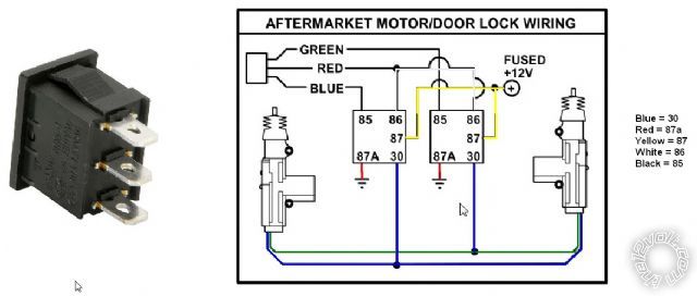 adding a switch to aftermarket door locks - Page 3 -- posted image.