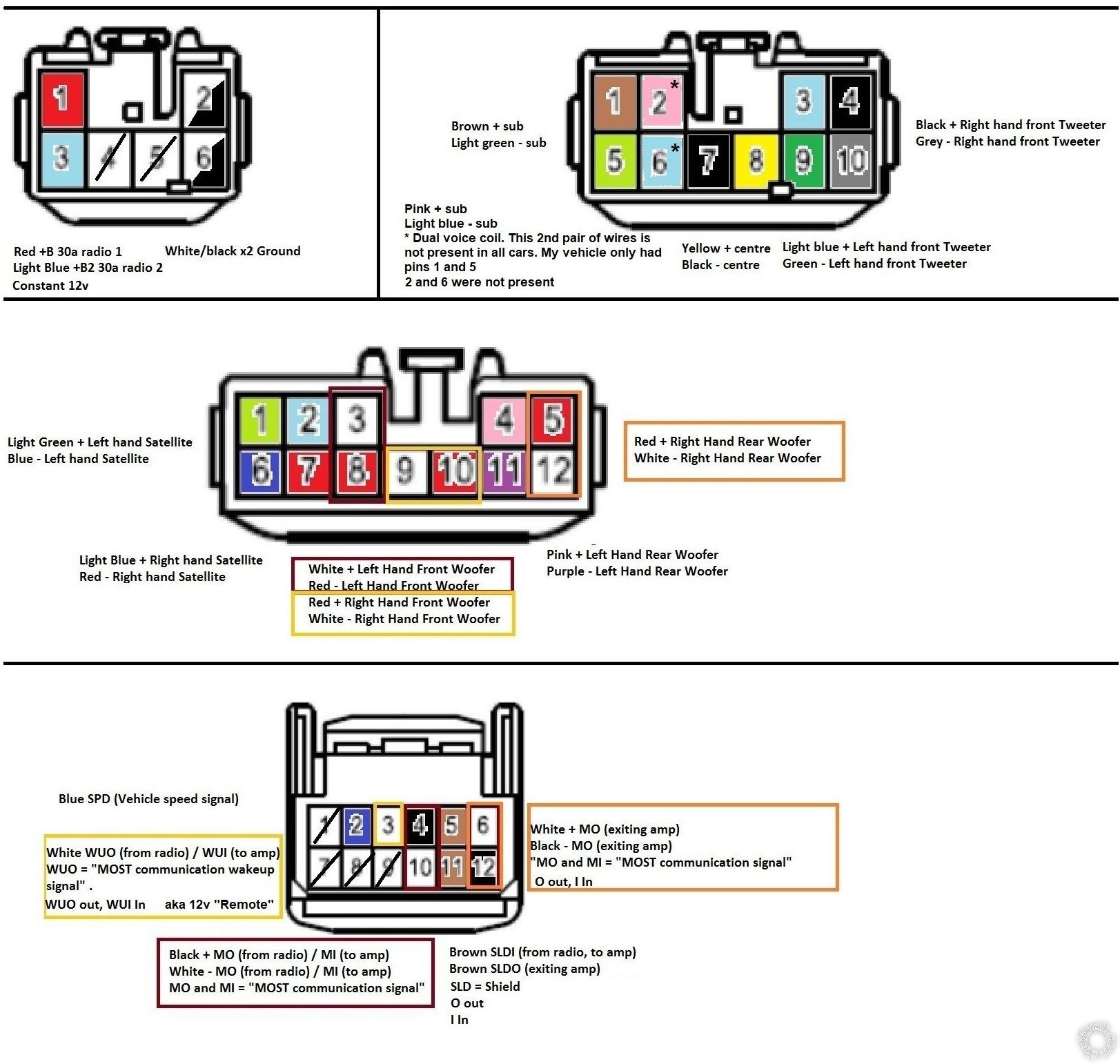 2010 Lexus ISF, Mark Levinson Amp Diagram Wanted -- posted image.