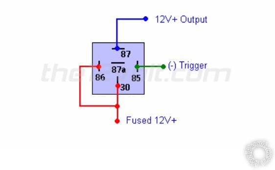 horn output to siren -- posted image.