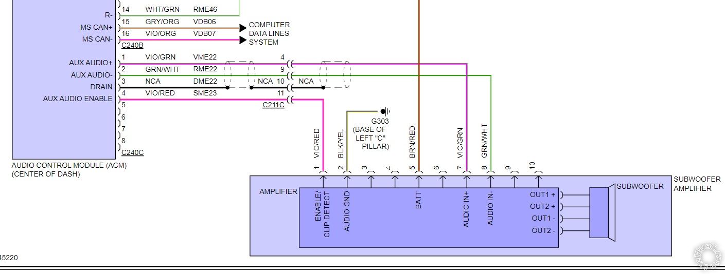 Stereo Wiring For 2011 Ford Focus SEL -- posted image.