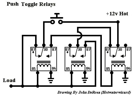 latching circuit how to do it -- posted image.