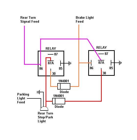 Wiring Gurus, brake light/signal light in one... | Yamaha XS650 Forum