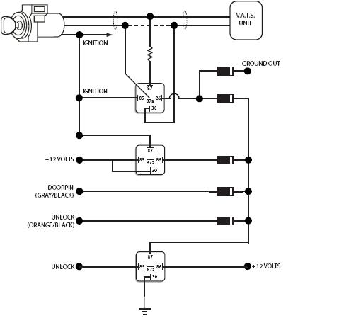 2001 Chevrolet Corvette Z06 Alarm/Remote Start Wiring Diagram -- posted image.