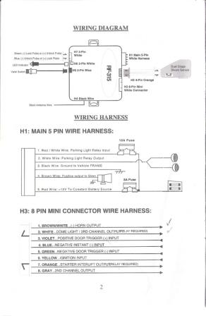 95 Accord Starter Disable Autopage Rf 315, Autopage Alarm Wiring Diagram