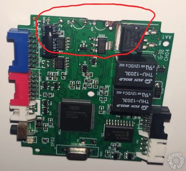DBALL2 circuit board picture -- posted image.