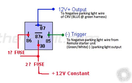 Parking lights blink with remote start -- posted image.