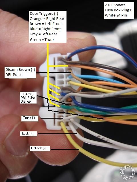 2011 Hyundai Sonata Remote Start w/Keyless Pictorial -- posted image.