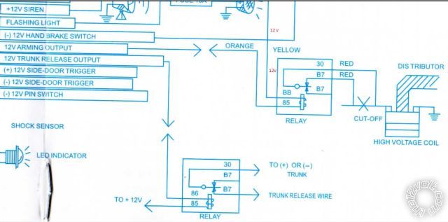 relay diagram for alarm -- posted image.