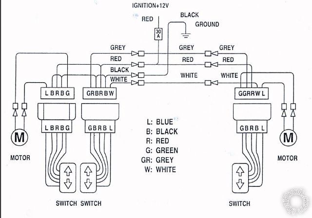 Gm Power Window Switch Wiring Diagram from www.the12volt.com