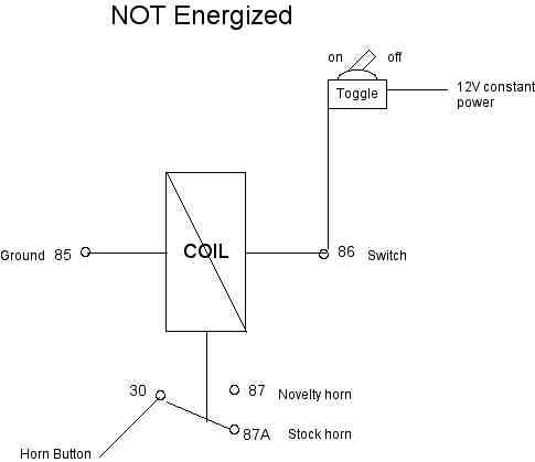 2 horns off same button, '05 Jeep Wrangler -- posted image.