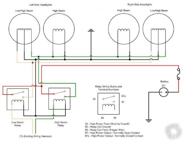 2 wires on pin 87 -- posted image.