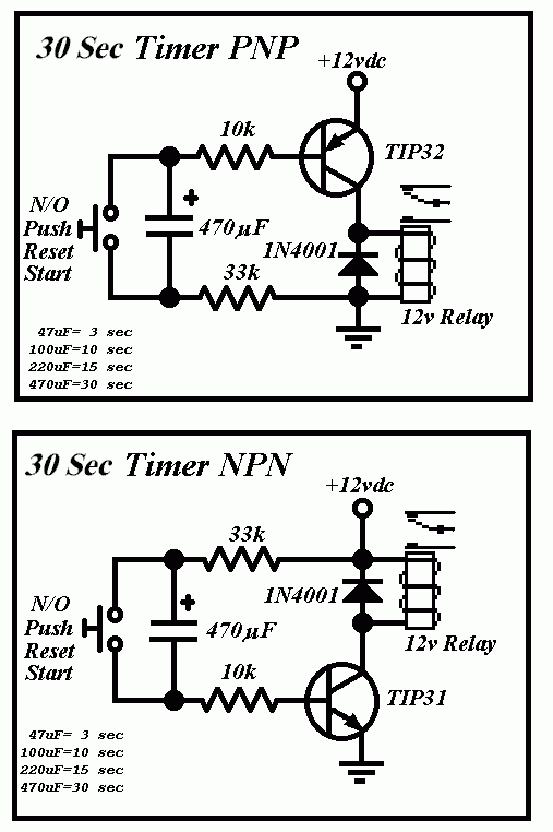 capacitor size for time delay -- posted image.
