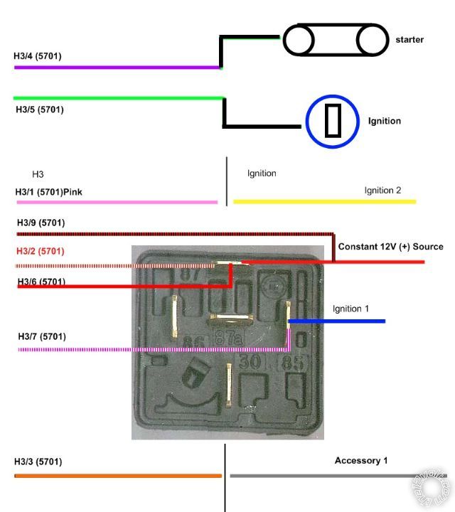 2007 scion tc viper 5901 ignition relay -- posted image.