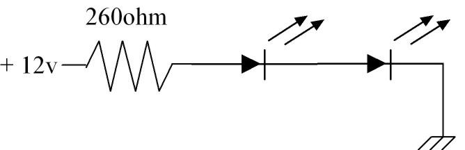 wiring LED's, What went wrong? -- posted image.