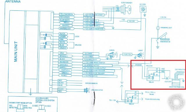 relay diagram for alarm -- posted image.